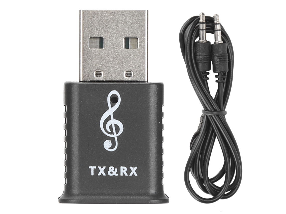 Adaptador Bluetooth 5.0 Transmissor e Receptor para Áudio USB e 3.5mm
