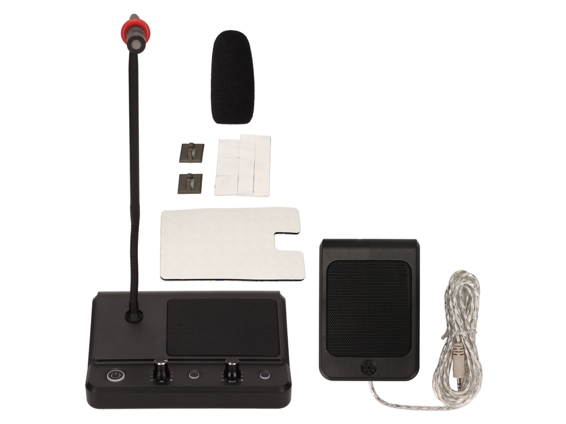 Sistema Intercom Para Janela Com Alto-falante E Microfone