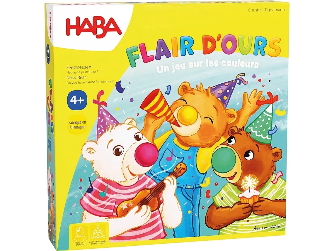 Jogo Educativo De Cartas Haba Flair Dours Para Crianças A Partir De 3 Anos De Idade.
