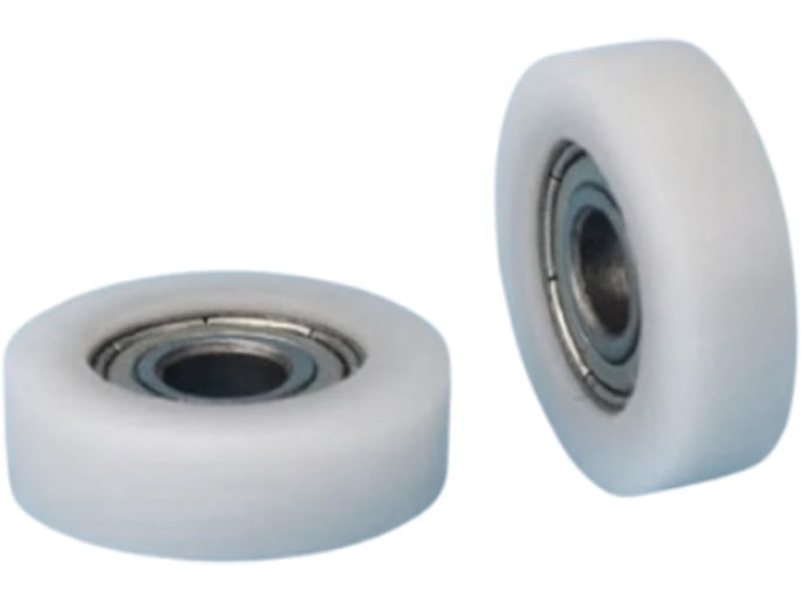 1 Unidade De Roda Plana 6, 22e 7 Polegadas, Fabricada Com Material De Injeção Nylon, Para Portas E Janelas, Com