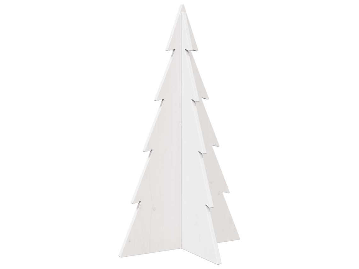 Wooden Christmas Tree, Wooden Christmas Trees Vidaxl Branco Madeira De Pinho (80 Cm)
