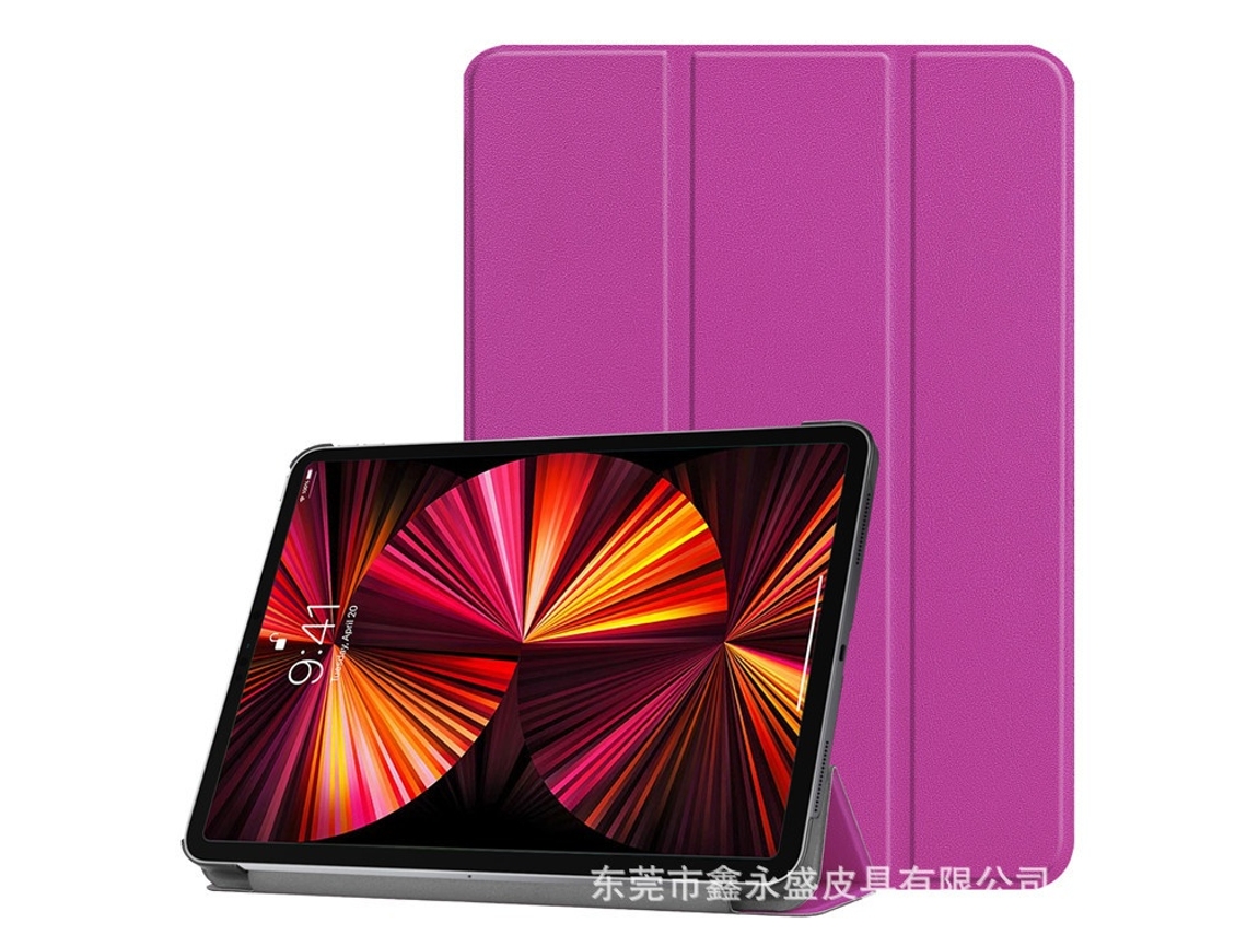 Capa Para Tablet Lurelia, Compatível Com Oneplus Pad 2 De 12,1" (modelo De 2024, Roxo, Pupc, Dobrável Com Suporte, Função Sono
