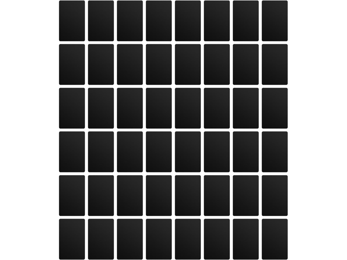 Topbathy Cartões de Visita Alipis em Alumínio Preto, 86 X 54 0,45 Mm, Pacote com 200 Unidades, Suportes