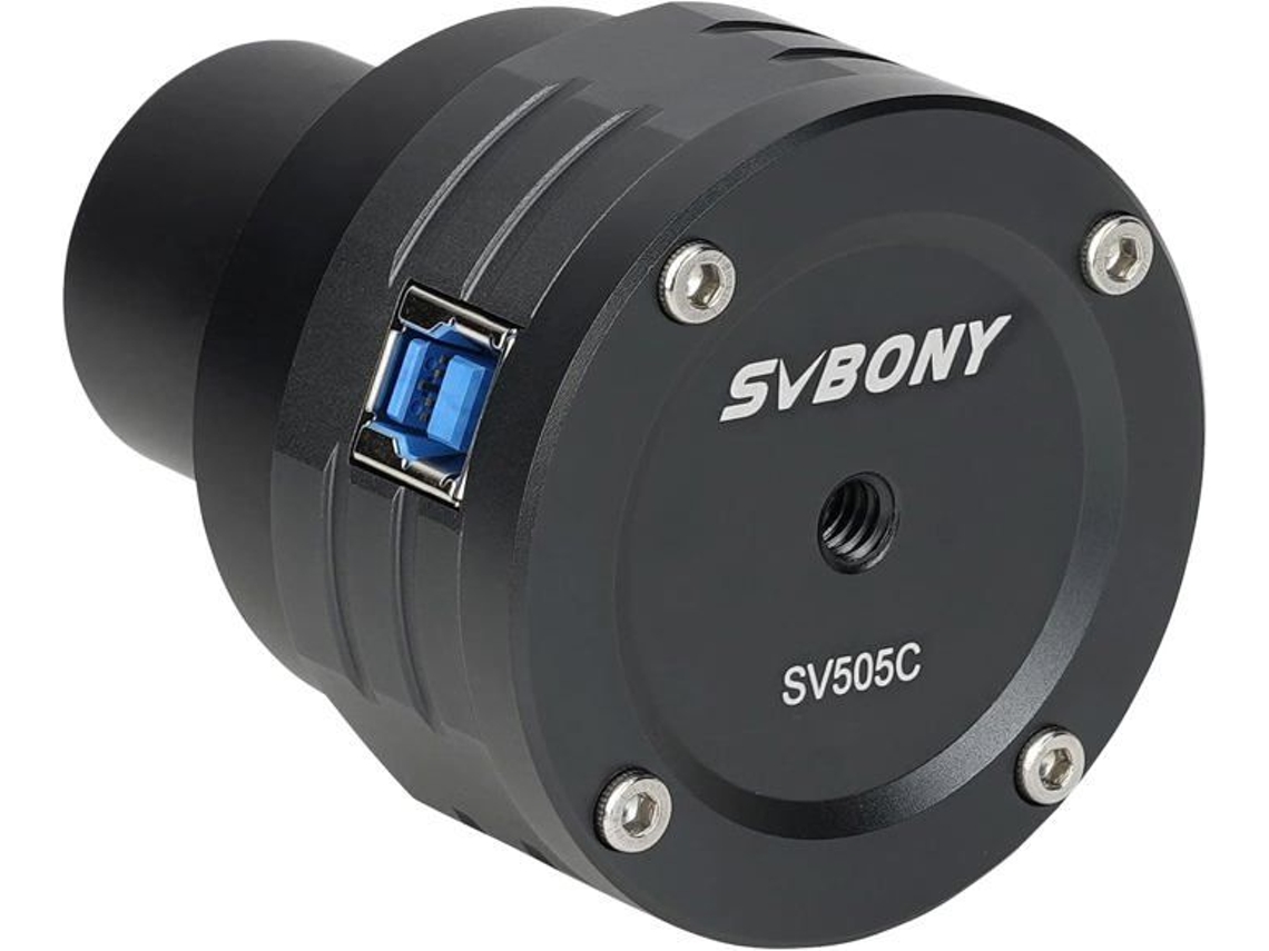 Câmera De Telescópio Svbony Sv505c Colorida Planetária, 1,25 Polegadas 4.2mp Usb3.0, Com Sensor Cmos Imx464, Para Autoguiamento