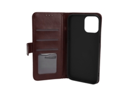Capa de proteção total de couro para iPhone 12 Pro Max com carteira EOOCOO
