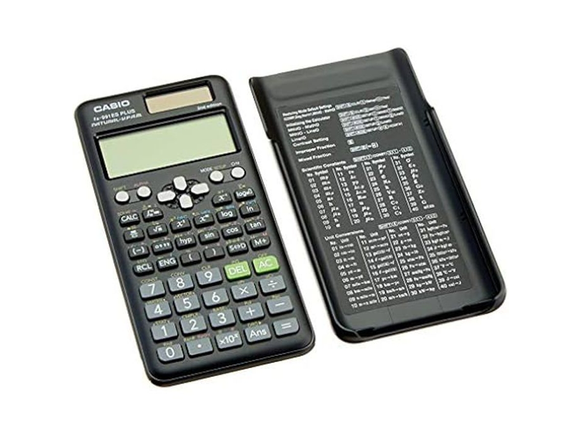 Calculadora Científica Casio Fx 991es Plus 2 Tela Natural Preto Alimentação Por Bateria