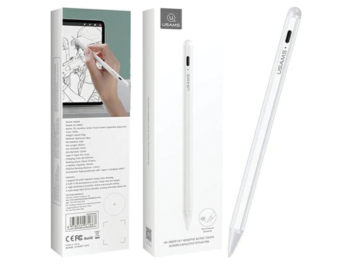 Caneta Stylus Ativa Usams para iPad Pro Air Mini Zb223drb01 Precision