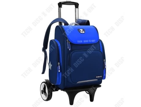 Mala De Rodinhas - Td® - Azul - Tecido Oxford - Unissex - Primário - À Prova Dágua