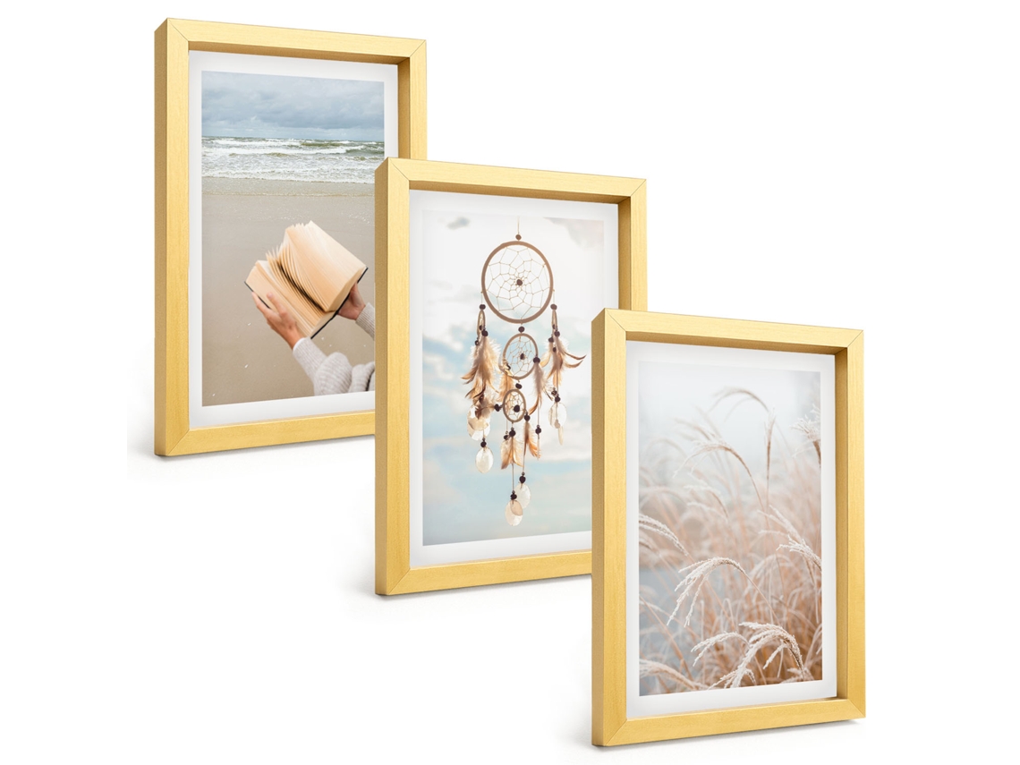 Composição De Quadros Paisagens Tranquilas De Verão, Boho Espelharte (3 Peças 20x30 Cm)
