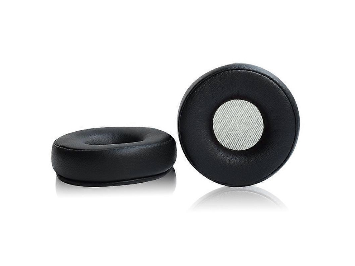 2 Peças Capa De Esponja Para Fone De Ouvido Capa De Couro Para Fone De Ouvido Sem Fio Jabra Revo, Cor Preto Cinza Líquido Ushion