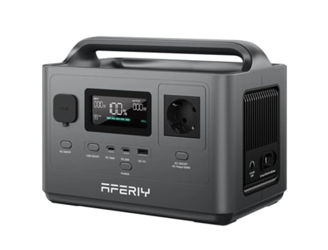 Estação De Energia Aferiy Af P040 256wh Bateria Lifepo4 Inversor De Onda Senoidal Pura 400w Com 6 Saídas Carregamento Rápido Ac Saída Tipo C Fozuanei