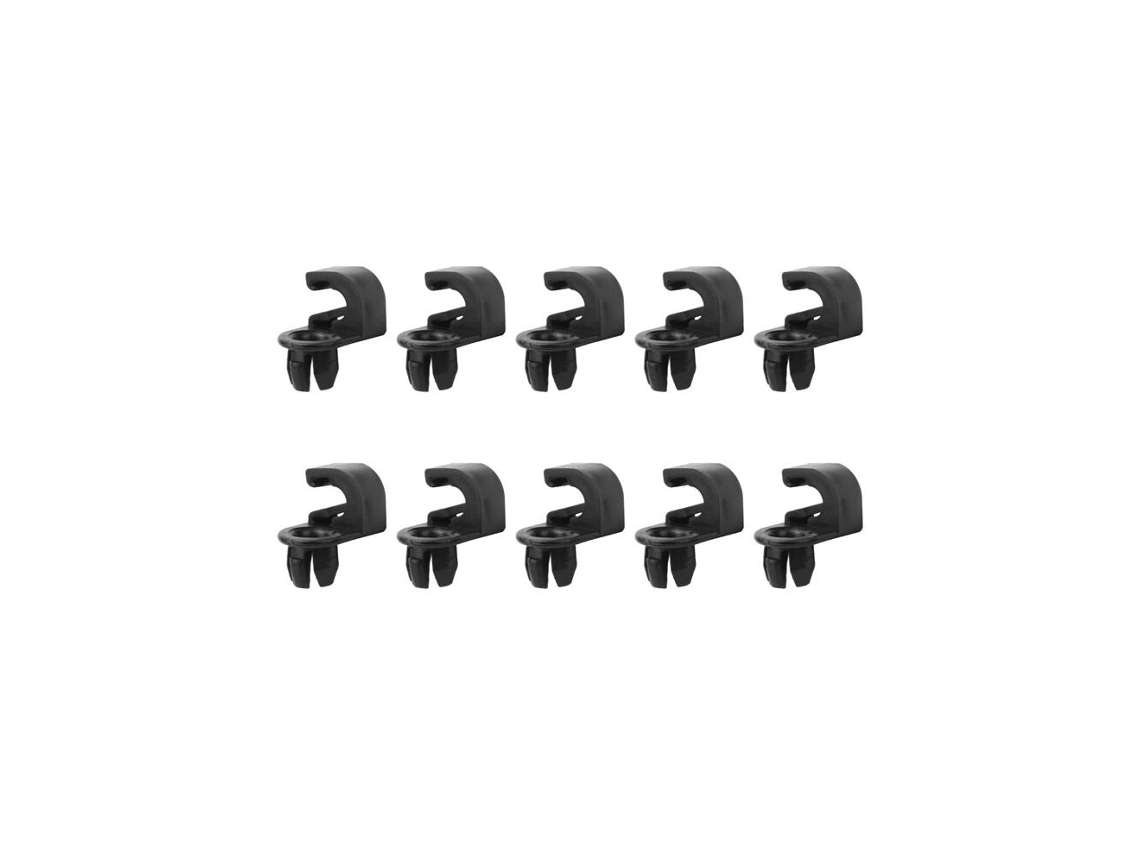 10x Presilhas de Suporte para Vareta do Capô Ref. 792843 para Berlingo, C3, C4, C elysée, 2008, 208, 301, 308