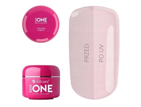 Base One Cover Light Uv Gel Concealing Nail Builder, 15g Silcare