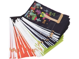Conjunto De 50 Sacolas Com Cordão Decoradas Para O Halloween, Festas E Para Guardar Doces E Surpresa Gokoco