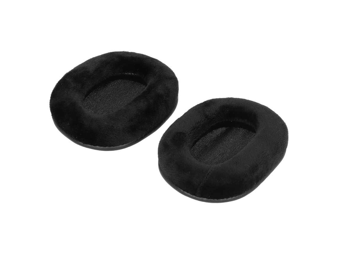 Almohadillas para auriculares ATH M50 M50X M40X M30 M40 SX1, espuma de franela negra | S/MARCA