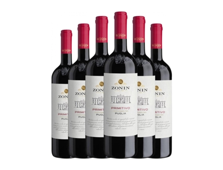 Vinho ZONIN Classici Primitivo Puglia (0.75 L - 6 Unidades)