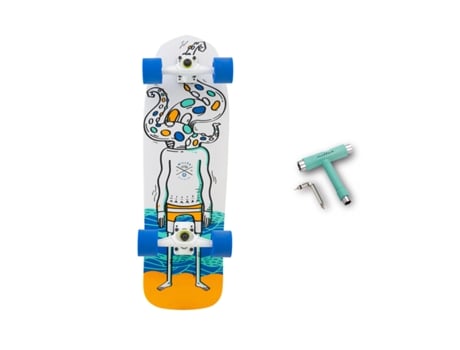 Surfskate MILLER OCTOPUS - 31' X 9,7' - T-TOOL INCLUÍDA - ABEC9 - Eixos XRKP