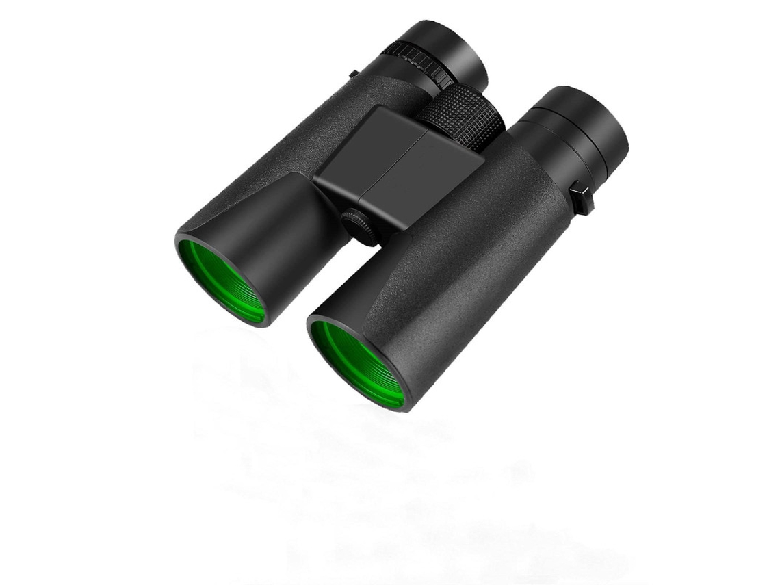 Binóculos 10x42 Bak4 Prisma Fmc Ip68 Compacto Dobrável Observação Pássaros Caminhadas Futebol Presente Preto Bestvite