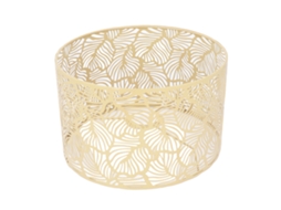 Abajur Moderno Dourado para E14 E27 Decoração de Casa 25cm