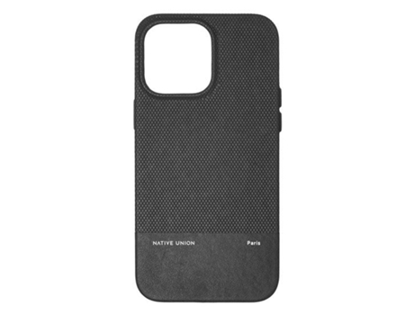 Capa Traseira Reclassic para iPhone 15 Pro Max NATIVE UNION Acrílico Preto