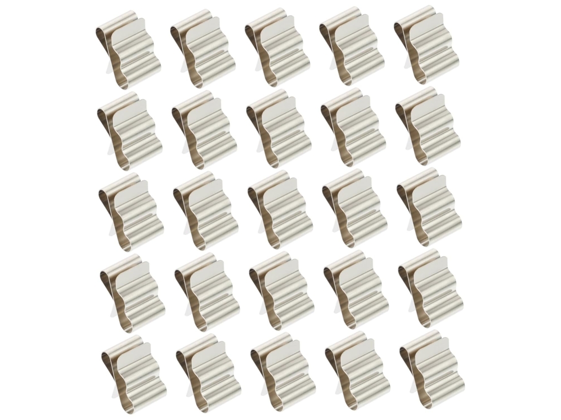 Conjunto de 50 Peças Clipes para Cabos Painéis Solares Healeved Módulos 2,00 X 1,25 0,60 Cm Polegadas