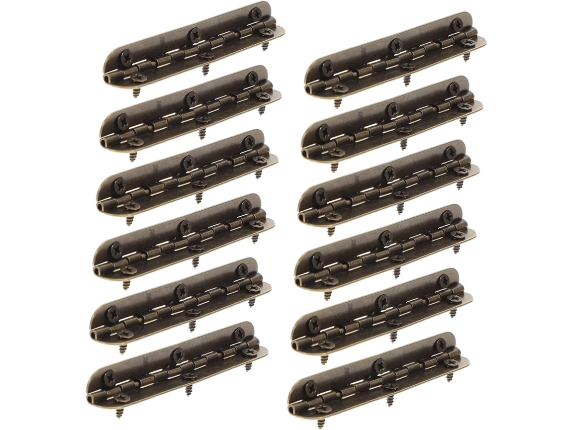Conjunto De 12 Pequenas Ferro Para Caixas Joias Madeira, Práticas E