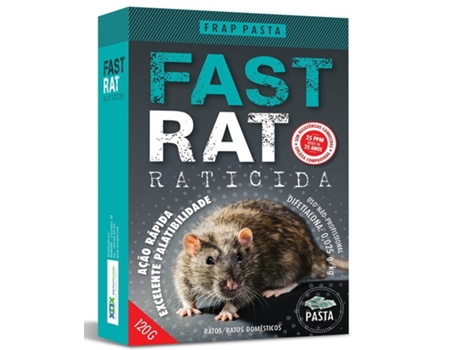Raticida FASTRAT/Frap Pasta (Caixa) 120 Gr