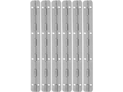 Dobradiças De Piano Metálicas Homoyoyo, Conjunto De 6 Peças, 150mm X 17mm, Ângulo De 180°, Dobradiças Contínuas Para