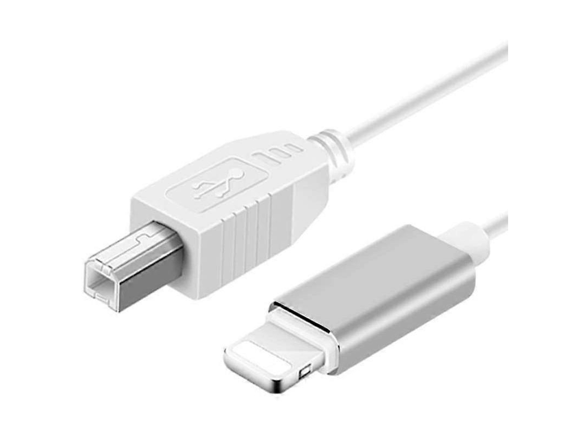 Lurelia Cabo Usb Midi Usb-b 1 M, Interface Para Teclados, Pianos E Sintetizadores, Microfones