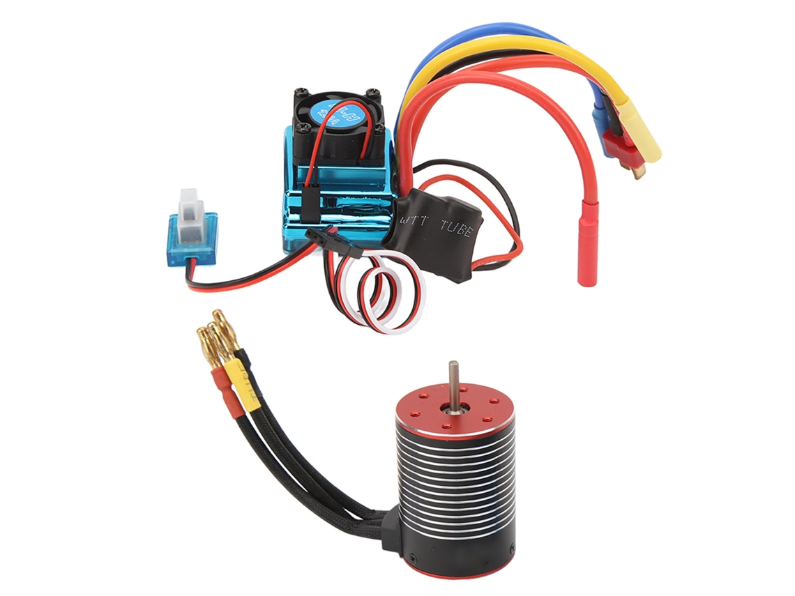 2026zentro-conjunto Motor Esc Brushless 3650 4500kv 120a À Prova D'água Para Carros Rc
