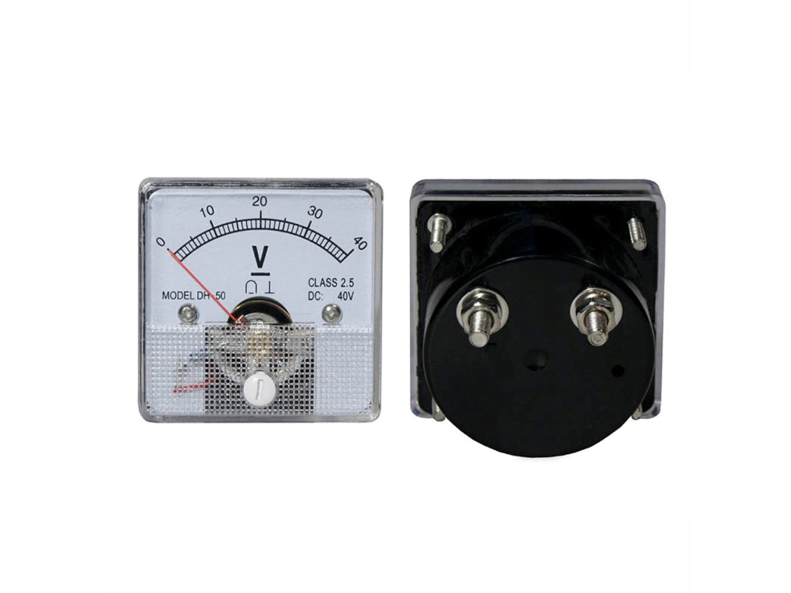 Voltímetro Analógico de Painel 40v Dc DIV