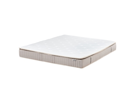 Colchão de casal com capa removível BELIANI Daydream de Poliéster Branco 160x200x25