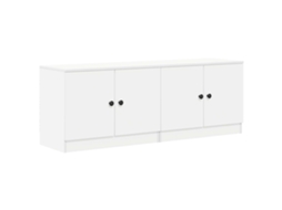 Maison Exclusive - Armário De Cama Com Armazenamento 2 Pcs Branco 66 X 35 X 48 Cm