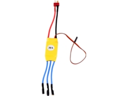 Controlador Esc Compacto De 30a Para Drones Brushless, Em Plástico Sólido, Dimensões De 45x11 Mm, Para Quadricópteros.