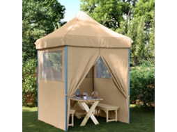 Vidaxl Tenda De Festa 200 X 200 X 306 Cm Bege Tecido Oxford