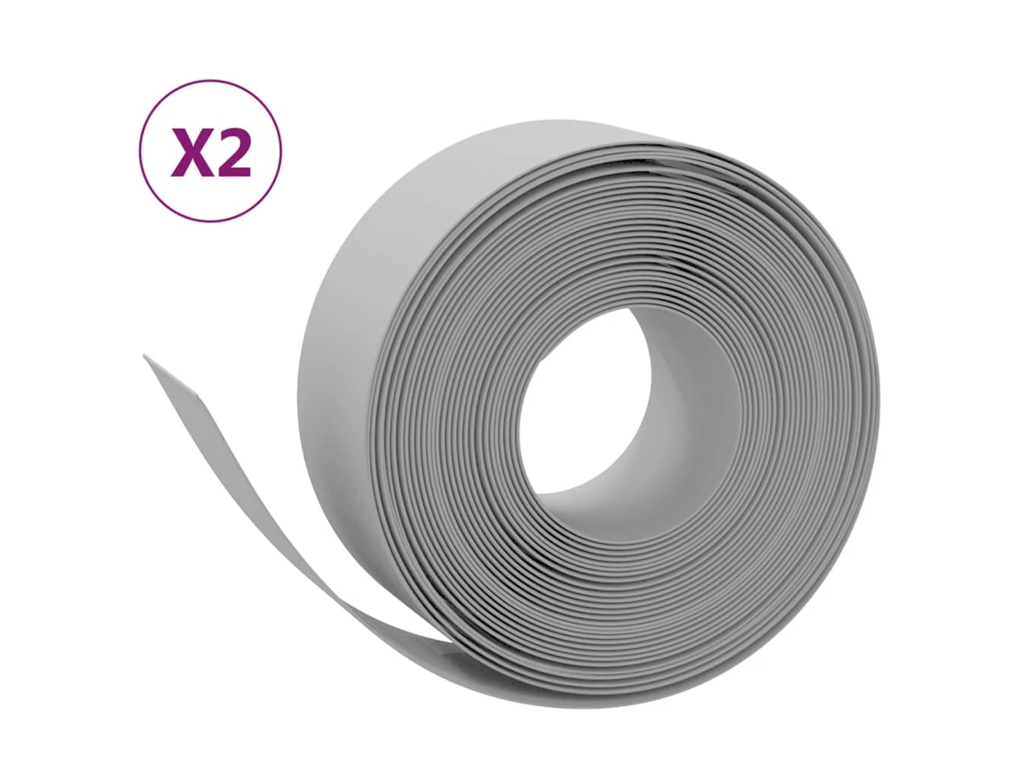 Garden Edging, Garden Edgings Vidaxl Cinzeto Polietileno (20 X 0.2 M)