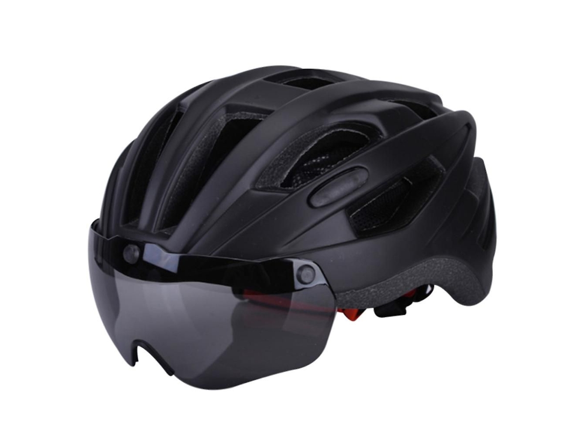 Mountain Cycling Capacete Bicicleta Capacete Ultraleve Bike Helmet com Óculos Equipamento de Ciclismo TAISHENGDA