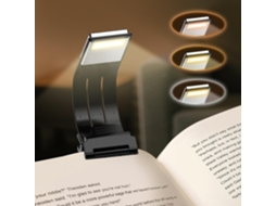 Luminária De Leitura Com Clipe, Ideal Para Noturna E Noturna,