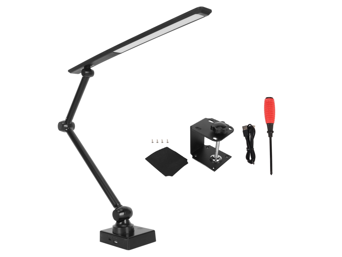 Mali lâmpada de Mesa Led Ajustável Recarregável Usb Controle Táctil 3 Cores Protecção Ocular com Função de Temporização