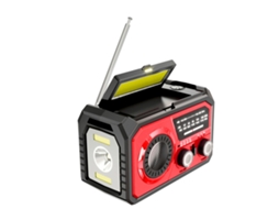 Rádio Emergência Manivela 16000mah Noaa Solar
