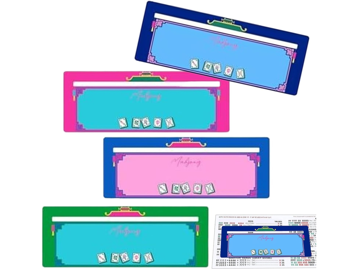 Lecteur De Lignes Mah Jong Assistente De Mahjong Estreante Jogo 4 Peças Para Viagem Camping Mais Gokoco