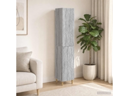 Vidaxl Conjunto De Gabinete 2 Pcs Sonoma Cinzento Derivados De Madeira
