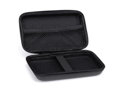 Bolsa De Armazenamento Digital Retangular Preta Eva Para Fones E Acess Inf