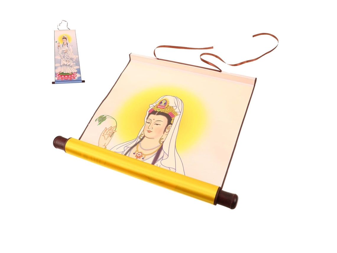 Estátua De Buda Guanyin Coheali Para Pendurar Na Parede, Pintura Artística Asiática Para Quarto
