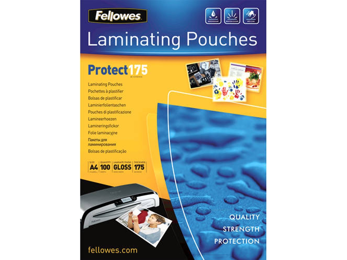Bolsas de Plastificação FELLOWES 5308703 Transparente (100 un - A4)