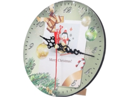 Relógio De Parede Estilo Retrô Com Estampa De Papai Noel, Mecanismo De Quartzo Silencioso, Feliz Nat Gokoco