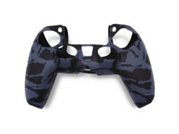 Yuru capa de Silicone Anti derrubada para Controle Ps5 Dualsense, Protetora e Estilosa Camuflagem Preta