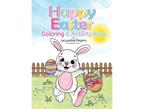 Livro Happy Easter Coloring amp Activity Book de Jacqueline Regano (Inglês)