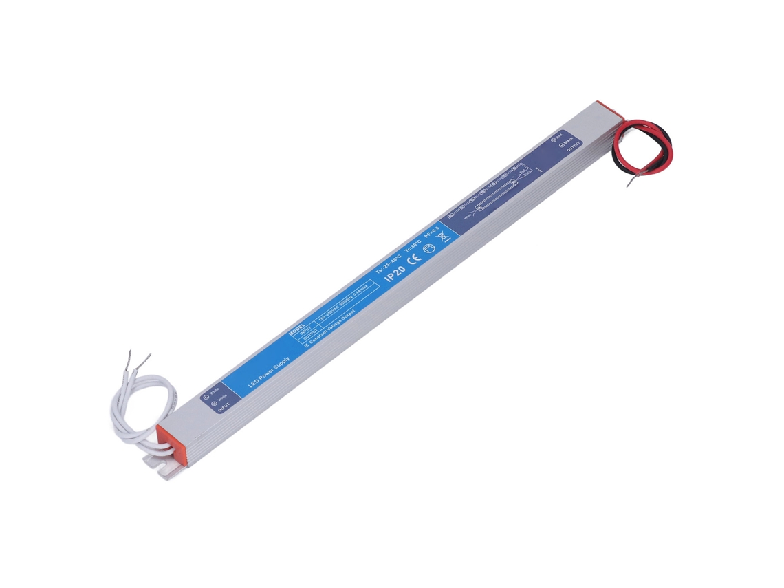 Transformador Led Laxiscreed De Voltagem Constante, Ultra Fino, Para Iluminação De Armários, Entrada 180-250vac, Saída 12v 3a