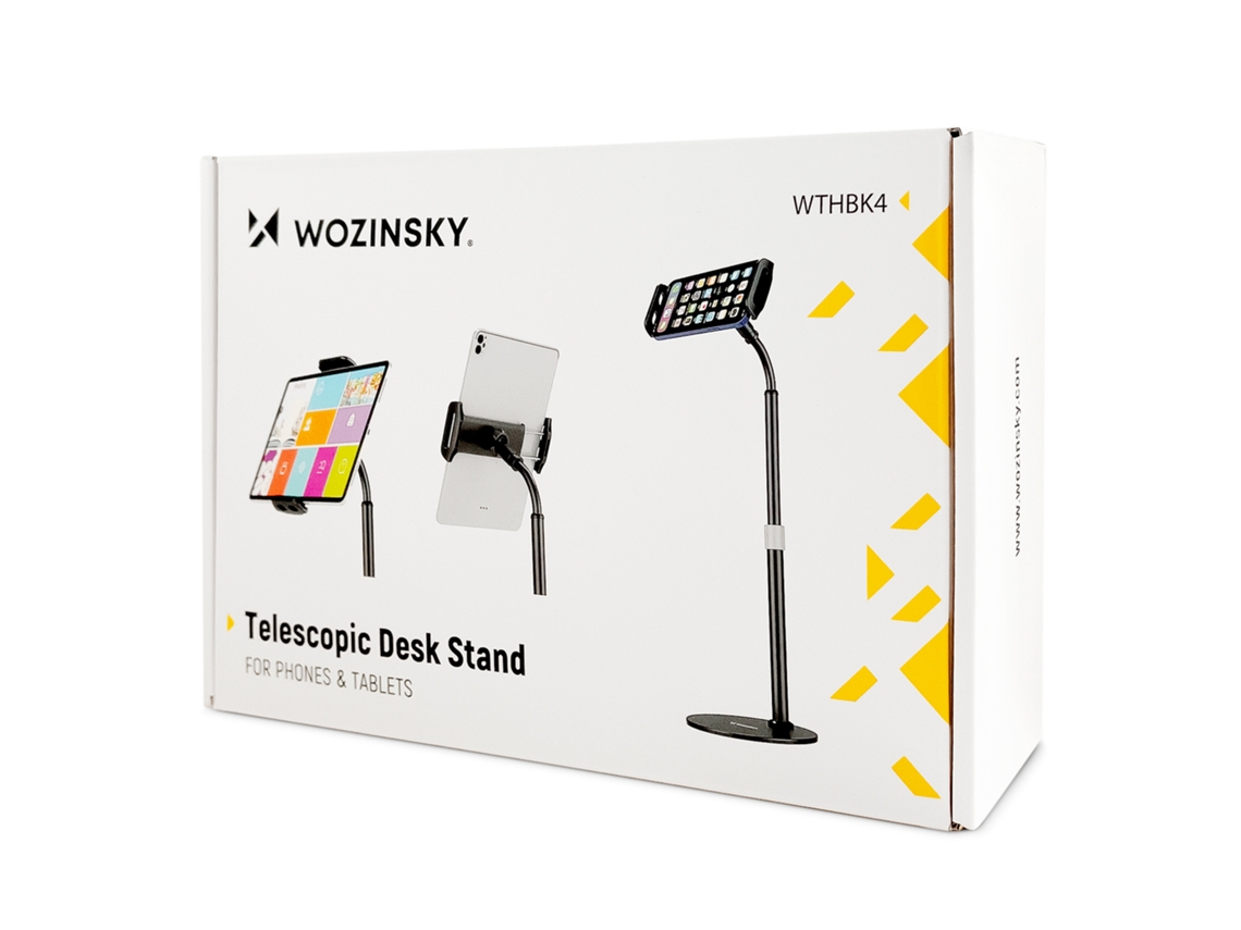Suporte De Mesa Wozinsky Preto Para Tablet E Celular (wthbk4)